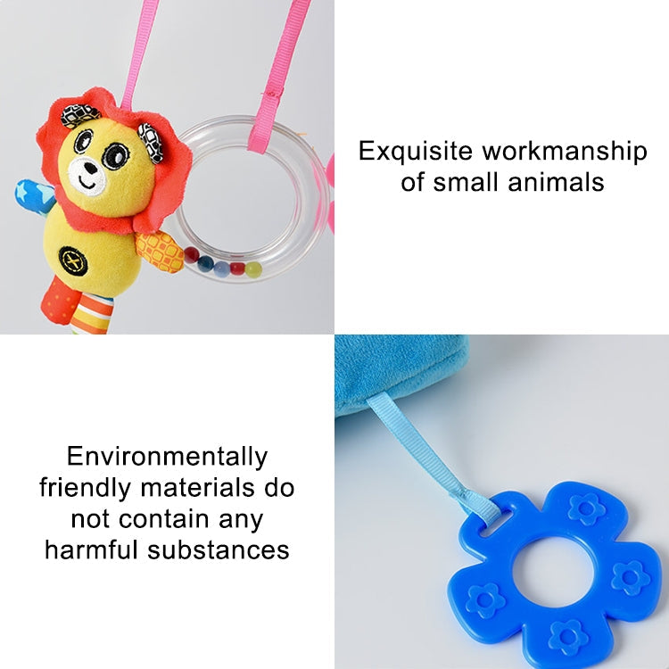 Baby Stroller Cartoon Animal Pendant Cradle Ornament Hanging Rattle