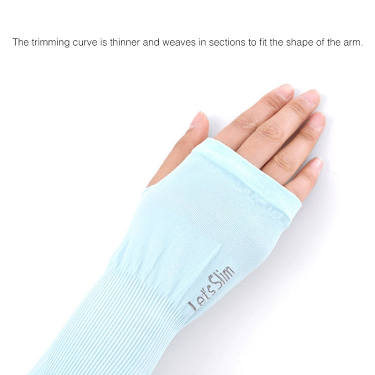 Long Ice Silk Sunscreen Sleeves Cycling Driving Outdoor UV Arm Oversleeve,  Length: 38cm, Ice Silk Arm Oversleeve (White), Ice Silk Arm Oversleeve (Black), Ice Silk Arm Oversleeve (Gray), Ice Silk Arm Oversleeve (Blue), Ice Silk Arm Oversleeve (Pink)  ...