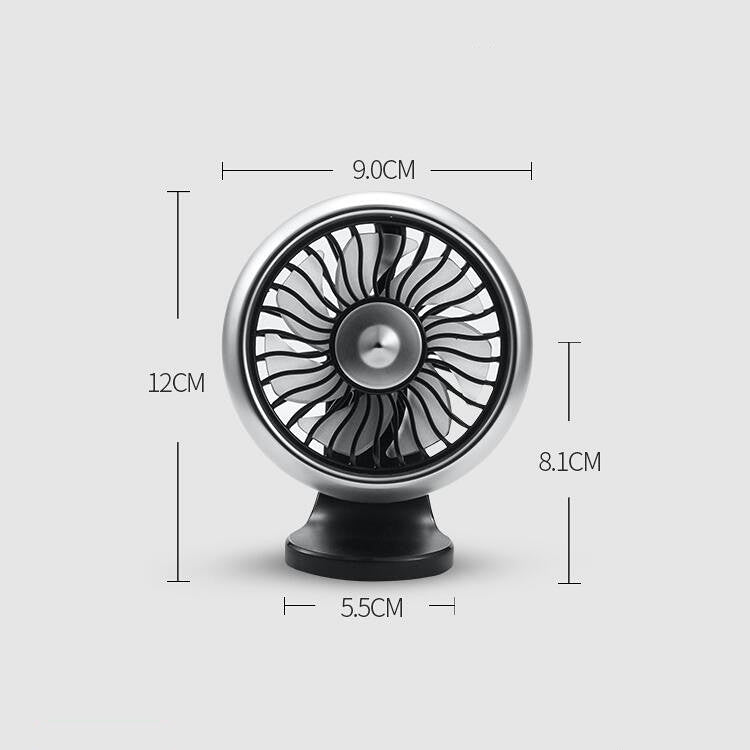Automobile Multi-function Electric Fan Car Air Outlet USB Interface Mini Fan