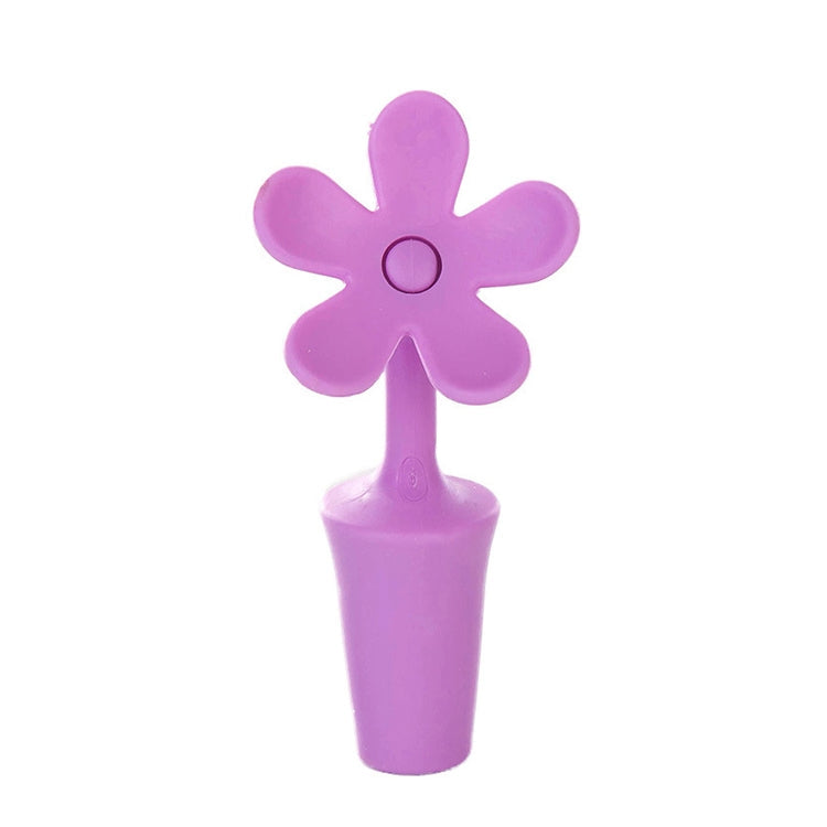5 PCS Silicone Wine Stopper Flower Beer Stopper, 5 PCS Flower Shape(Green), 5 PCS Flower Shape(Purple), 5 PCS Flower Shape(Red), 5 PCS Flower Shape(Blue)