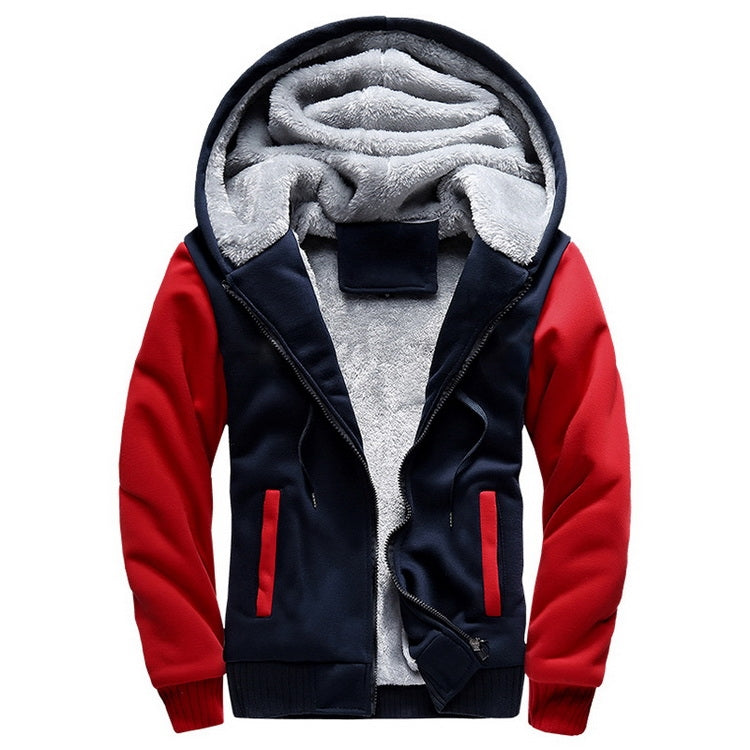 Winter parka men plus velvet warm windproof coats Large Size hooded jackets, 5XL