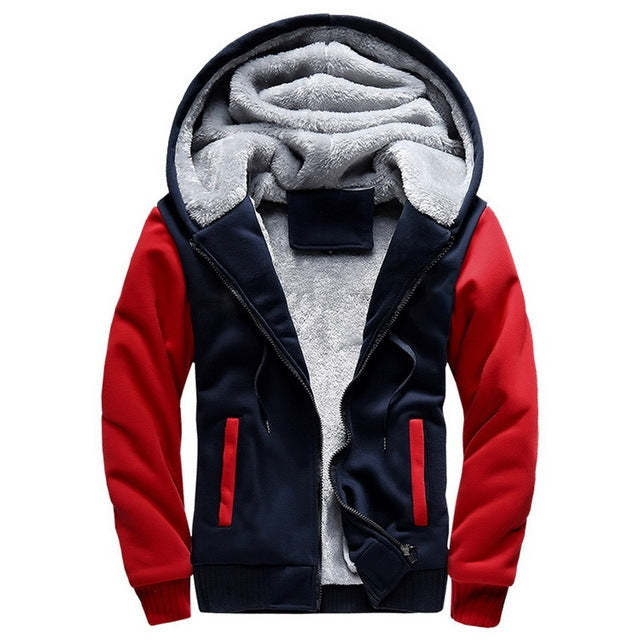 Winter parka men plus velvet warm windproof coats Large Size hooded jackets, 5XL