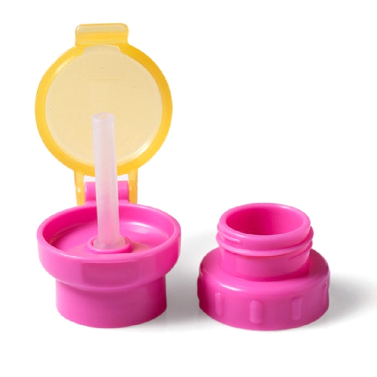 Children Portable Bottled Drinks Anti-overflow Anti-squash Replacement Straw Cap, Green, Red, Blue