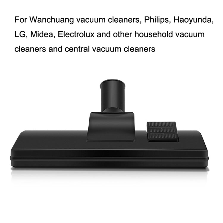 32mm For Midea Vacuum Cleaner Accessories Floor Brush, 32mm Black