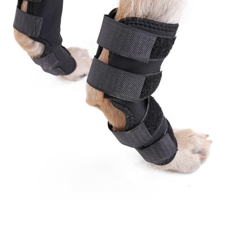 DogLemi PD60041 Dog Hock Brace Pet Supportive Rear Dog Compression Leg Joint Wrap Protects Wounds and Injury, S, M, L, XL