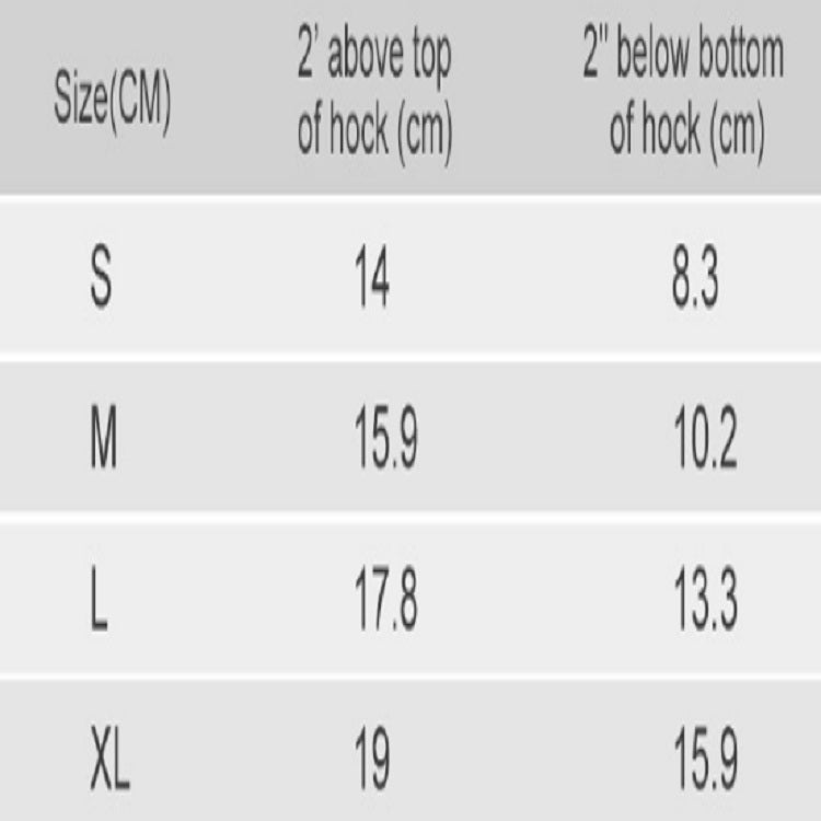DogLemi PD60041 Dog Hock Brace Pet Supportive Rear Dog Compression Leg Joint Wrap Protects Wounds and Injury, S, M, L, XL