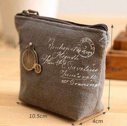 Vintage Mini Coin Purse Pouch Bag Holders Gift Wallets Classic Nostalgic Storage Bag