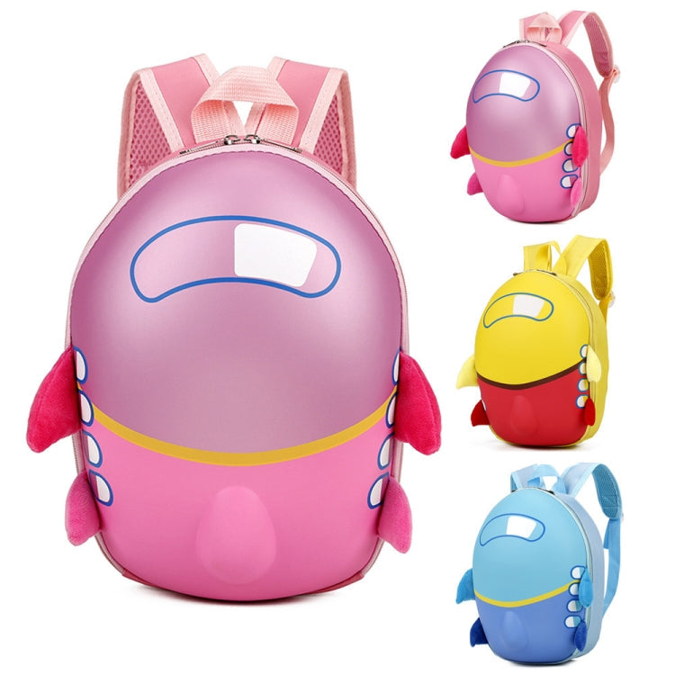 Kids Kindergarten Schoolbag Small Plane Backpack Waterproof Breathable Eggshell Backpack