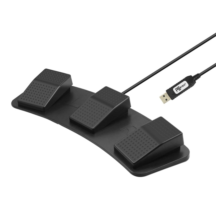 Pcsensor FS23 CF Foot Pedal Switch Keyboard Control Mouse Game Combo Pedal, Photoelectric Mute, Mechanical Sound