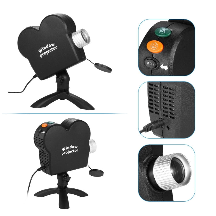 Christmas Halloween Laser Projector Mini Window Home Theater Projector, US Plug, UK Plug, AU Plug