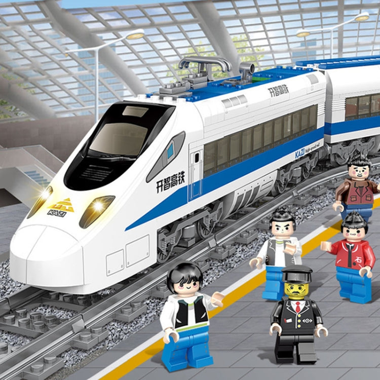 City Train Series Assembled Building Blocks Simulation Electric Rail Train Puzzle Toys, 98223, 98224, 98225, 98226, 98227