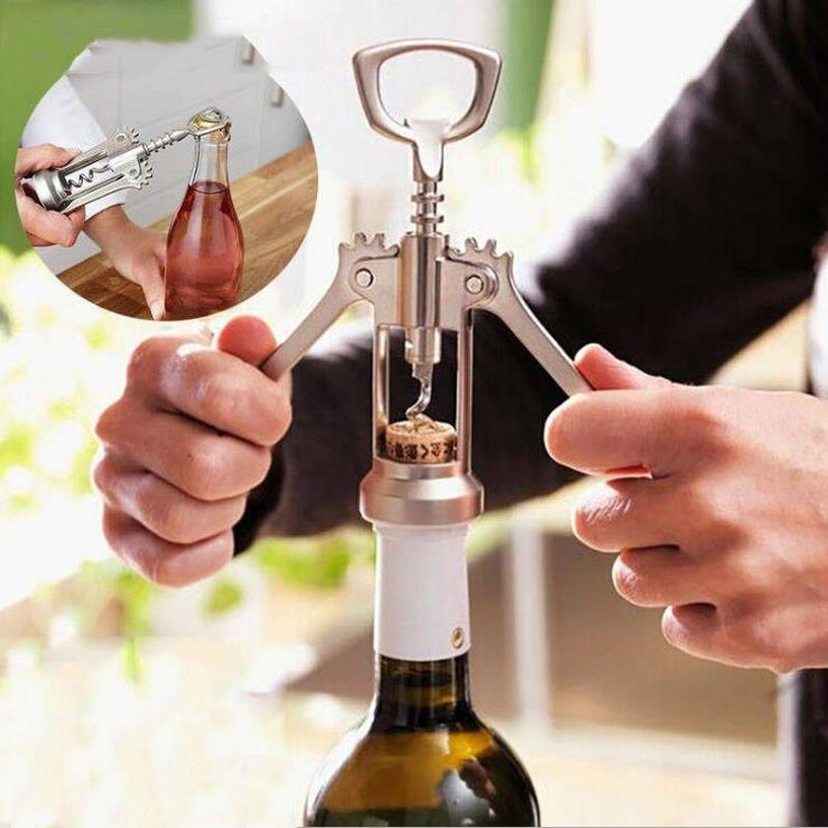 2 PCS Multifunctional Zinc Alloy Red Wine Bottle Opener Kitchen Supplies Gadgets, Zinc Alloy Bottle Opener