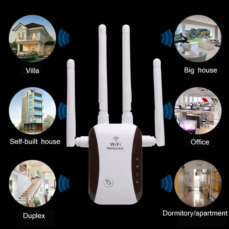 CF-WR758AC WIFI Signal Amplifier Wireless Network Enhancement Repeater, EU Plug, US Plug, AU Plug, UK Plug