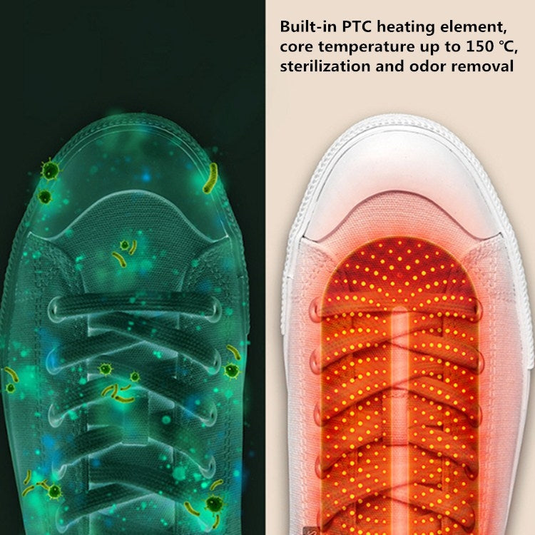 SOTHING 220V Shoe Dryers Deodorization Sterilization Quick Drying Dryer Winter Shoes Heater, CN Plug, Regular Edition, Wired Control Timer