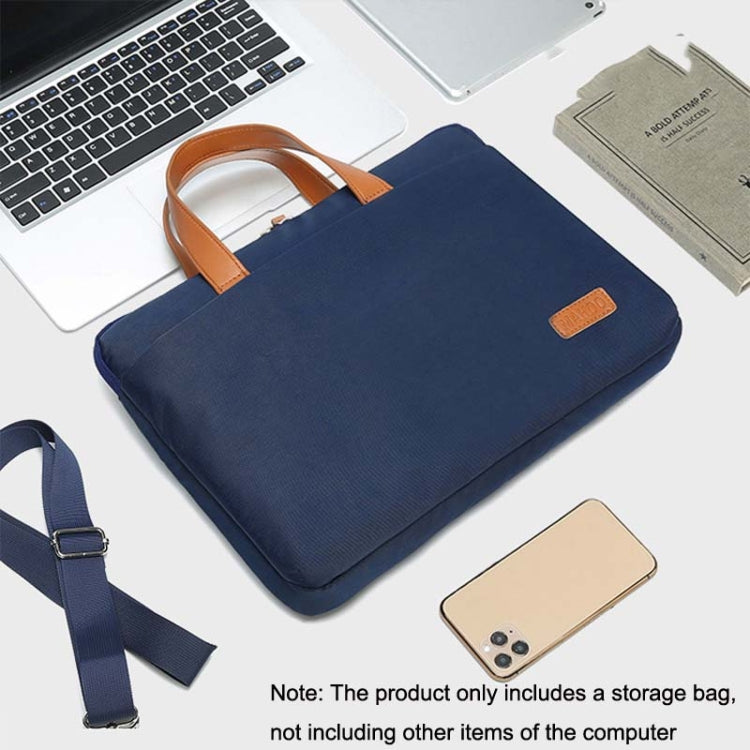 For MacBook 15.6-16.1 Inches MAHOO 10188 Ultra-Thin Hand Computer Bag Messenger Laptop Bag, Khaki, Dark Blue, Gray, Gray+Gray PU Power Bag, Dark Blue+Black PU Power Bag, Khaki+Gray PU Power Bag, Gray+Gray Mouse Pad, Dark Blue+Black Mouse Pad...