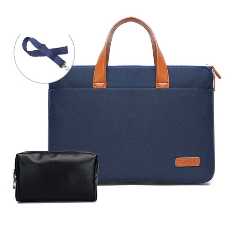 For MacBook 15.6-16.1 Inches MAHOO 10188 Ultra-Thin Hand Computer Bag Messenger Laptop Bag, Khaki, Dark Blue, Gray, Gray+Gray PU Power Bag, Dark Blue+Black PU Power Bag, Khaki+Gray PU Power Bag, Gray+Gray Mouse Pad, Dark Blue+Black Mouse Pad...