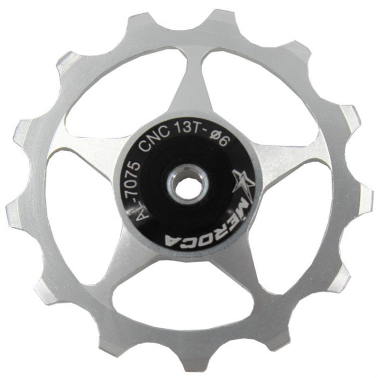 MEROCA Metal Bearings Mountain Bike Road Bike Rear Derailleur Guide Wheel 11T/13T Guide Wheel, 11T Black, 11T Red, 13T Red, 11T Blue, 13T Blue, 11T Purple, 13T Purple, 11T Silver, 13T Silver, 11T Electroplating Colorful, 13T Electroplating Colorful