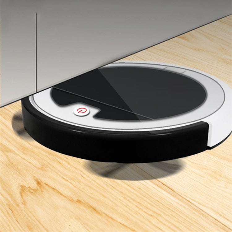 Home Smart Sweeping Robot Planning Route Remote Control Large Suction Cleaner Sweeper, White Black, Red Black
