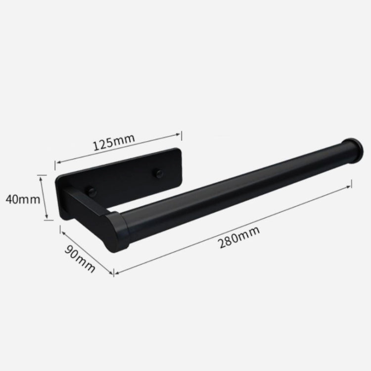 Kitchen Paper Towel Rack Lazy Rag Rack Wall Mount Bracket, Roll Paper Holder