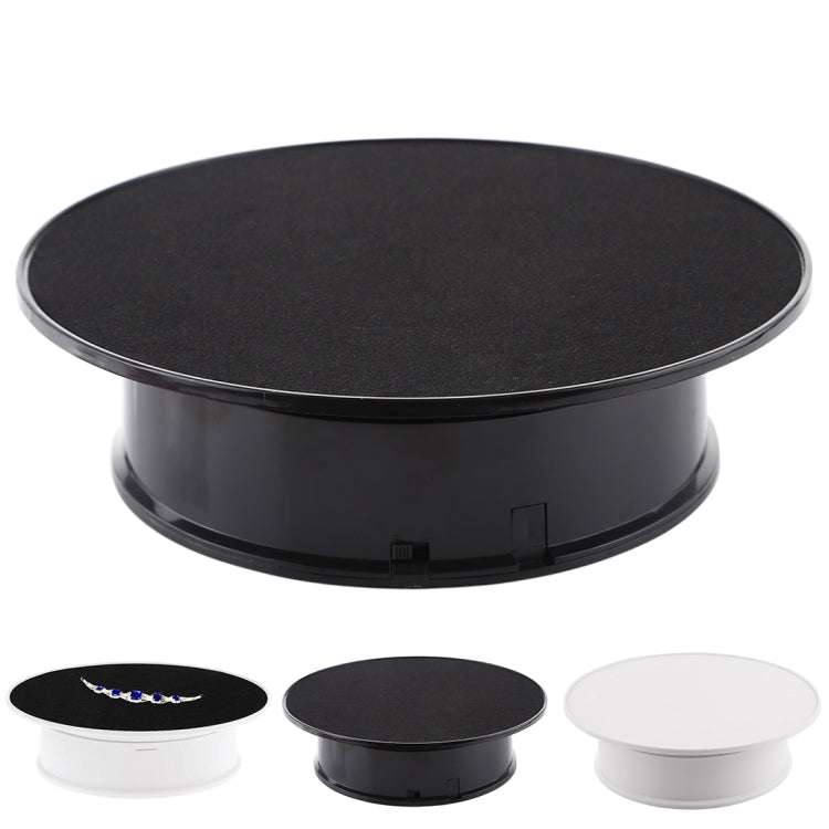 20cm 360 Degree Electric Rotating Turntable Display Stand for Photography Max Load 1.5kg video shooting props Turntable, 20cm/Powered by Battery(W), 20cm/Powered by Battery(W+B), 20cm/Powered by Battery(B)