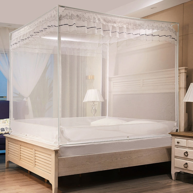 Household Free Installation Thickened Encryption Dustproof Mosquito Net, 120x200 cm Full Bottom, 150x200 cm Full Bottom, 180x200 cm Full Bottom, 180x220 cm Full Bottom, 200x220 cm Full Bottom, 120x200 cm Bed Back
