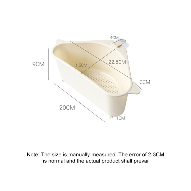 Kitchen Vegetable Rack Household Sink Drain Rack Triangle Storage Hanger Free Punch Tray Hanging Basket