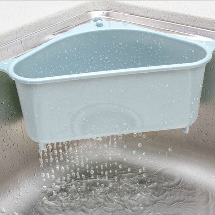 Kitchen Vegetable Rack Household Sink Drain Rack Triangle Storage Hanger Free Punch Tray Hanging Basket