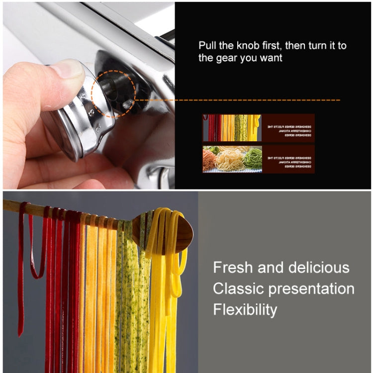 Household Stainless Steel Pasta Making Machine Manual Noodle Maker Spaghetti Hand Cutter, Noodle Maker
