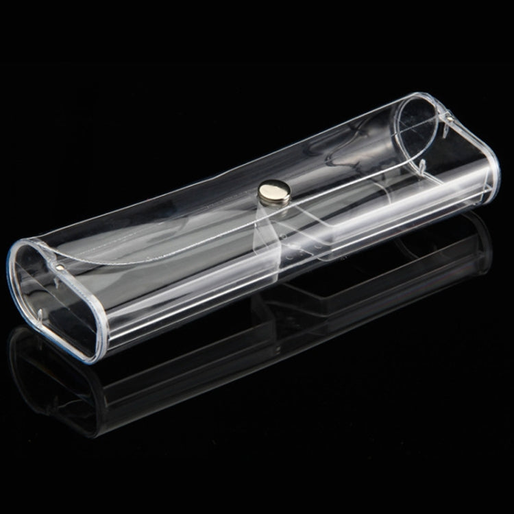Crystal Reading Glasses Case PVC Transparent Plastic Polarized Glasses Case