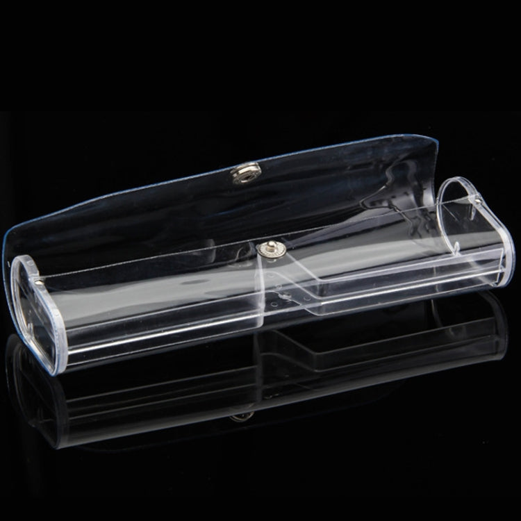 Crystal Reading Glasses Case PVC Transparent Plastic Polarized Glasses Case