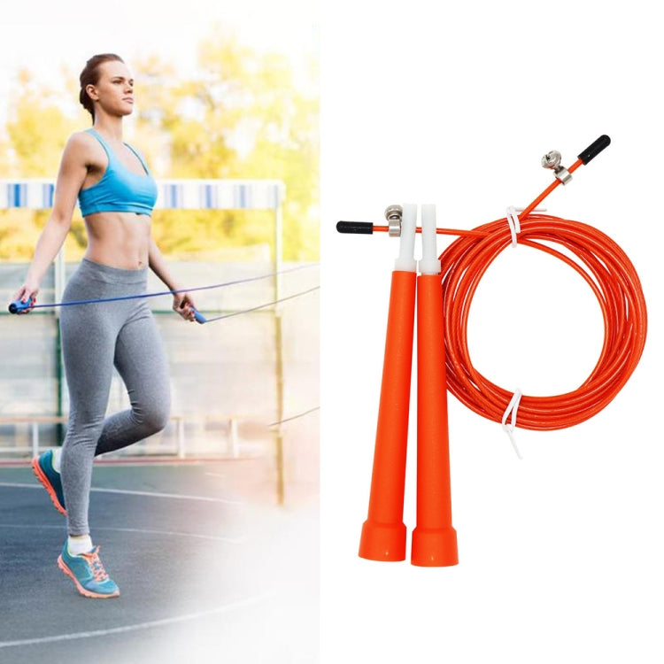 Steel Wire Skipping Skip Adjustable Fitness Jump Rope，Length: 3m, Steel Wire Jump Rope (Megenta), Steel Wire Jump Rope (Black), Steel Wire Jump Rope (Blue), Steel Wire Jump Rope (Grey), Steel Wire Jump Rope (Green), Steel Wire Jump Rope (Orange)...