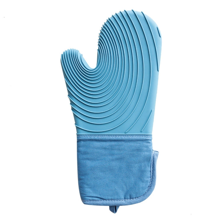 Thickened Silicone Gloves Household Microwave Oven Anti-Scald Insulation Glove, Pink, Light blue, Lake Blue
