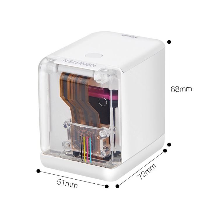 Mbrush Handheld Printer Custom Content Portable Full Color Inkjet Printer with Ink Cartridges, Mbrush