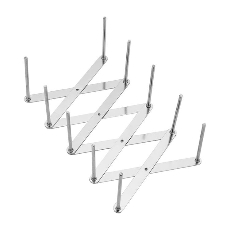 Retractable Storage Rack Kitchen Foldable Multifunctional Steam Rack Stainless Steel Kitchen Utensil Rack, Stainless Steel Rack