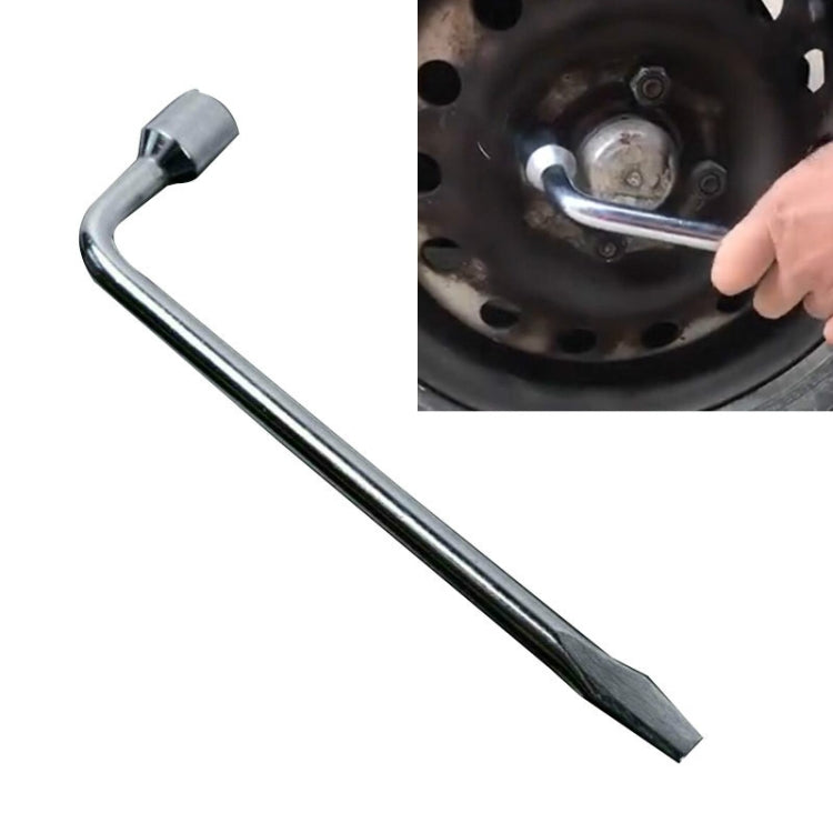 L-Type Car Tire Removal Tool Tire Wrench Socket Wrench, 17mm, 19mm, 21mm, 22mm, 23mm, 24mm