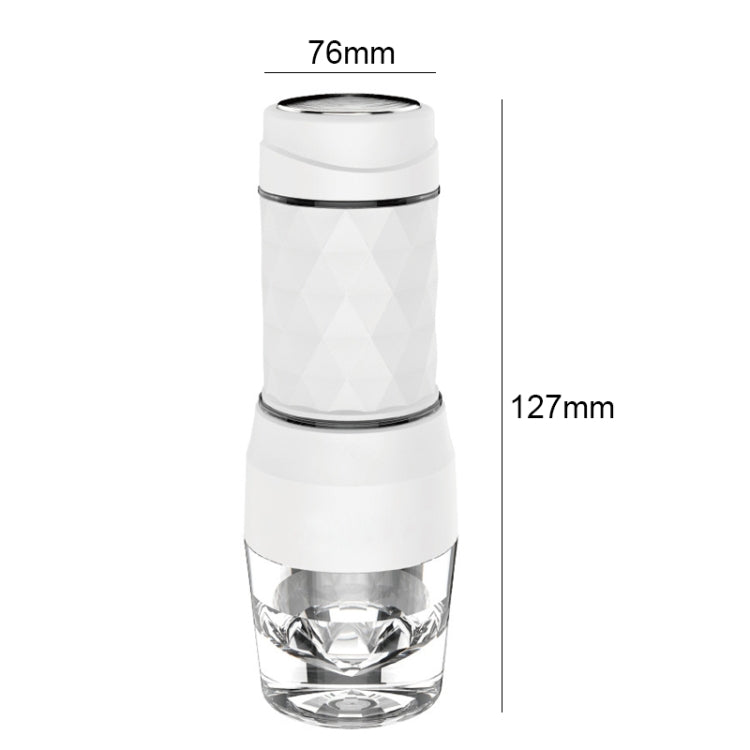 Portable Hand Pressure Espresso Machine Outdoor Accompanying Mini Coffee Cup, Mini (White), Mini (Black)