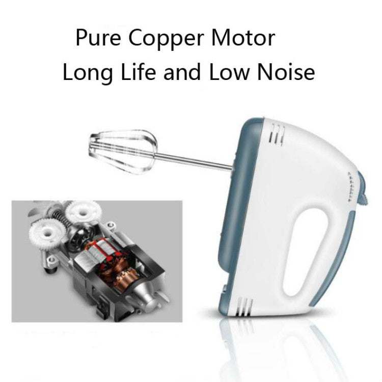 Whisk Electric Household Mini Whisk Baking Small Whipped Cream Machine, EU Plug+4 Stirring Rods, US Plug+4 Stirring Rods, UK Plug+4 Stirring Rods