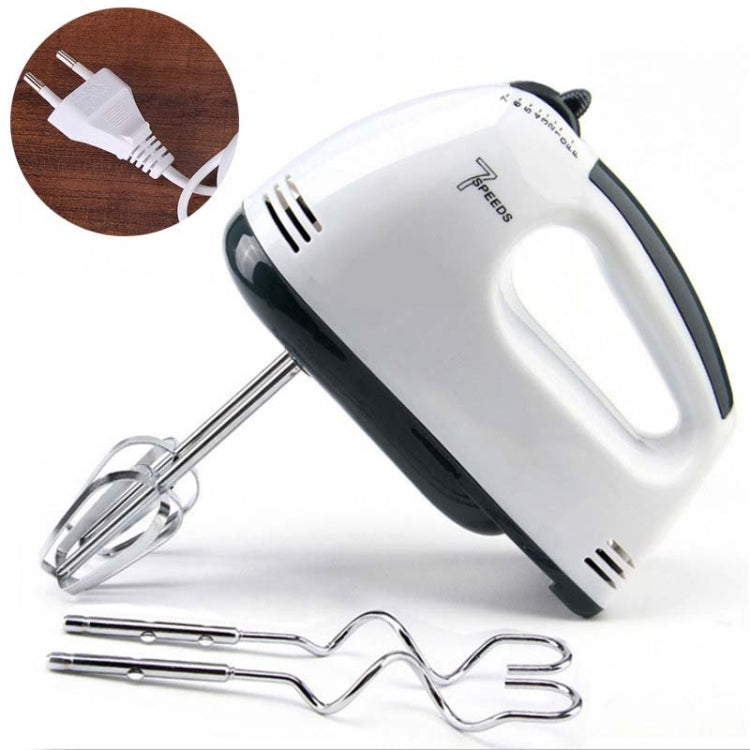 Whisk Electric Household Mini Whisk Baking Small Whipped Cream Machine, EU Plug+4 Stirring Rods, US Plug+4 Stirring Rods, UK Plug+4 Stirring Rods