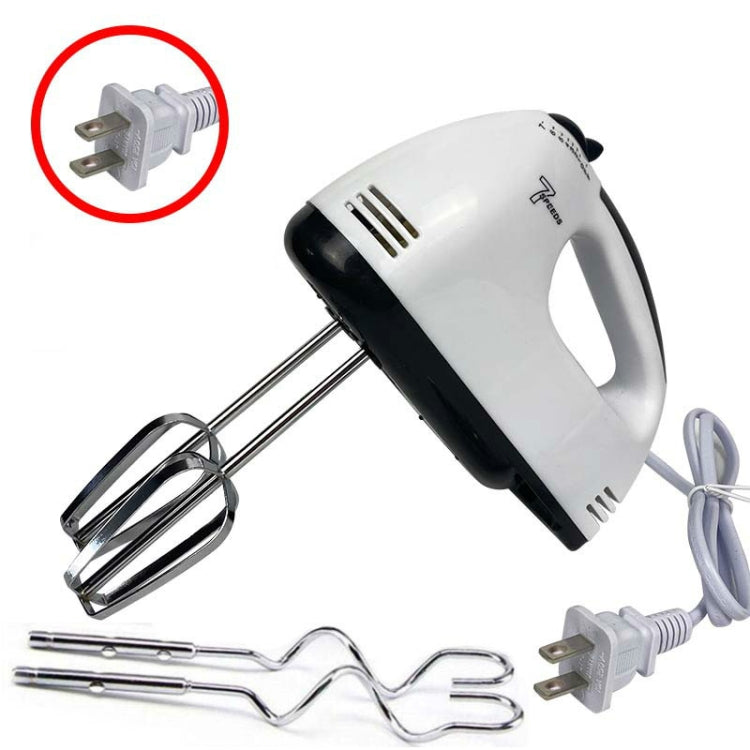 Whisk Electric Household Mini Whisk Baking Small Whipped Cream Machine, EU Plug+4 Stirring Rods, US Plug+4 Stirring Rods, UK Plug+4 Stirring Rods