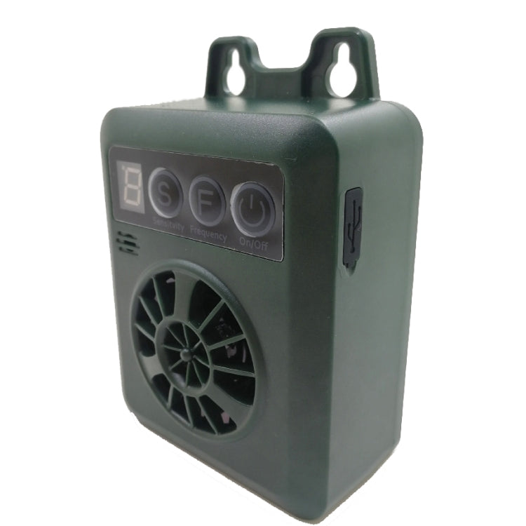 K6 USB Rechargeable Ultrasonic Bark Arrester Repeller Anti-Barking Dog Training, K6 (Green)