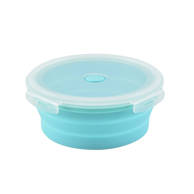 Microwave Portable Folding Lunch Box Round Silicone Lunch Box Random Colour Delivery, Capacity:350ml, 350ml, 500ml, 800ml, 1200ml