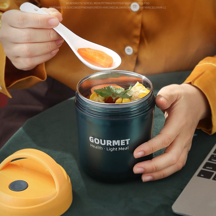 GOURMET Stainless Steel Insulation Cup Double-Sealed Insulation Soup Cup, Red, Yellow, Blue