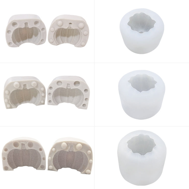 Halloween Three-Dimensional Pumpkin Cake DIY Scented Candle Silicone Mold, SW-36, SW-37, SW-45, SW-46, SW-47, ZW-57, ZW-109