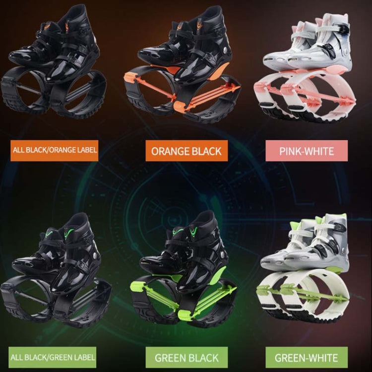 Jumping Shoes Bounce Shoes Indoor Sports Rebound Shoes, 33/35  (Pink White), 33/35 (Green And White), 36/38  (Green And White), 36/38 (Orange Black), 36/38  (Green And Black), 36/38  (Pink White), 39/41  (Pink White), 39/41  (Green And White)...