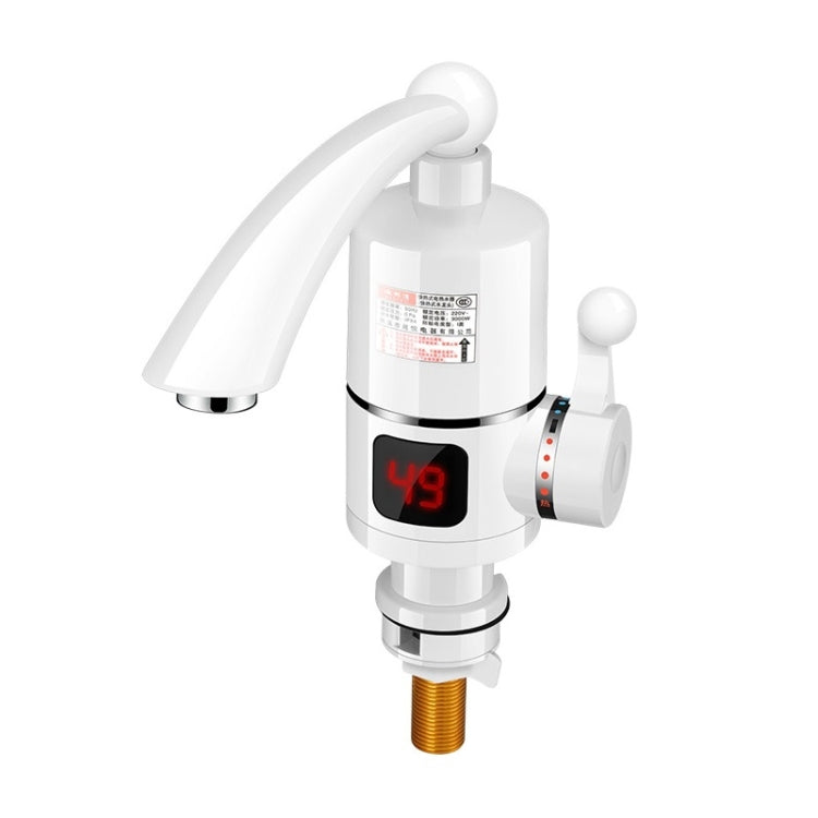 Digital Display Electric Heating Faucet Instant Hot Water Heater EU Plug, Digital Display Horizontal Tube, Digital Display Elbow, Digital Horizontal Tube With Leakage Protection, Digital Elbow With Leakage Protection, Lamp Display Elbow...