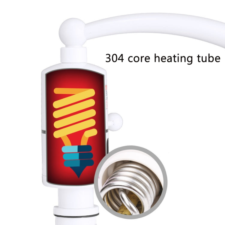 Digital Display Electric Heating Faucet Instant Hot Water Heater EU Plug, Digital Display Horizontal Tube, Digital Display Elbow, Digital Horizontal Tube With Leakage Protection, Digital Elbow With Leakage Protection, Lamp Display Elbow...