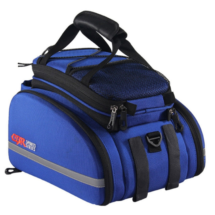 CBR Bike Hard Shell Shelf Bag Travel Bag Bicycle Hard Shell Shoulder Bag, Red, Blue, Black