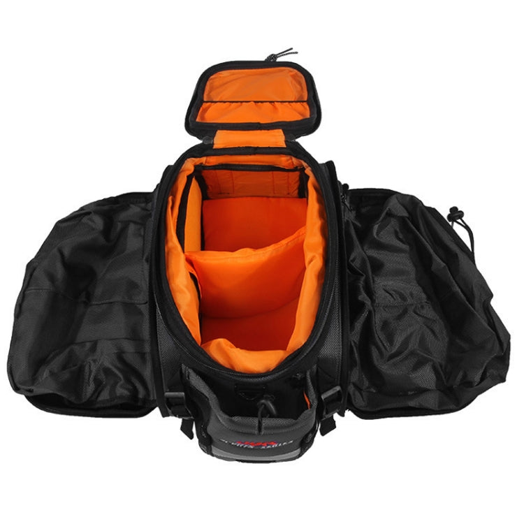 CBR Bike Hard Shell Shelf Bag Travel Bag Bicycle Hard Shell Shoulder Bag, Red, Blue, Black