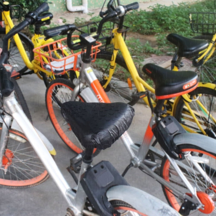 Bicycle Saddle Waterproof Cover Bicycle Seat PVC Waterproof Seat Cover Hot Pressed Rain Cover, 10pcs Small, 10pcs Large