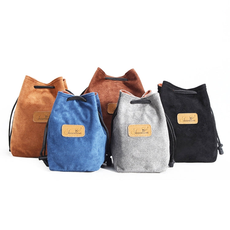 S.C.COTTON Liner Shockproof Digital Protection Portable SLR Lens Bag Micro Single Camera Bag, Square Khaki L, Square Blue L, Square Gray L, Square Brown L, Square Black L, Square Khaki M, Square Blue M, Square Gray M, Square Brown M, Square Black M...